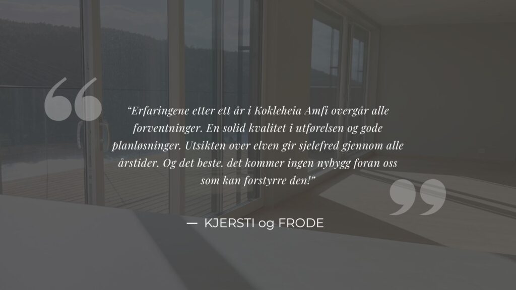 Beboere forteller om sine erfaringer